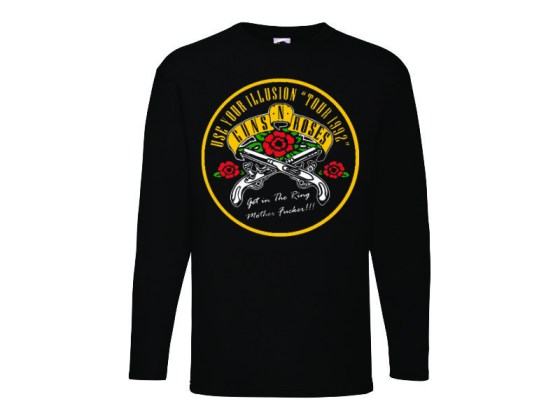 camiseta Guns n Roses - Use your illusion Tour 1992 - manga larga