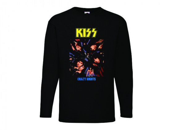 Camiseta Kiss - Crazy Nights - manga larga hombre