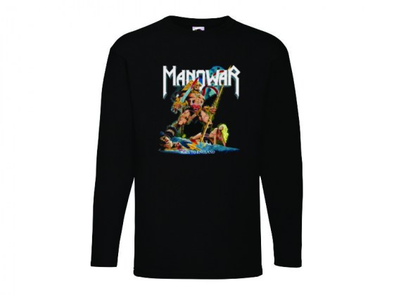 Camiseta Manowar Hail to England - manga larga