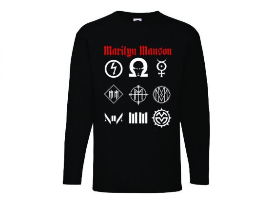 Marilyn Mason- camiseta manga larga