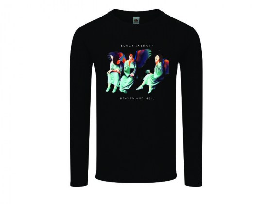 Camiseta Black Sabbath Heaven And Hell - manga larga mujer
