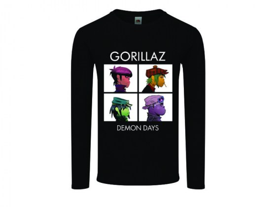 Gorillaz - Demon Days - camiseta  manga larga mujer