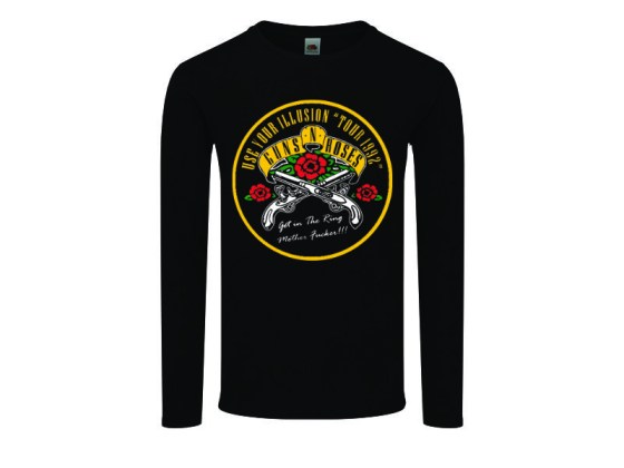 camiseta Guns n Roses - Use your illusion Tour 1992 - manga larga mujer