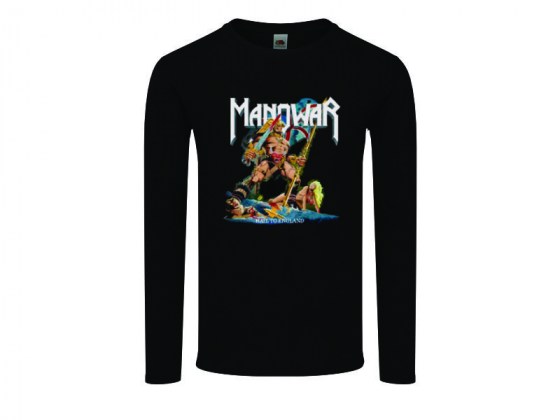 Camiseta Manowar Hail to England - manga larga mujer
