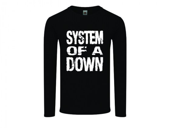 System of a Down - logo - camiseta manga larga mujer