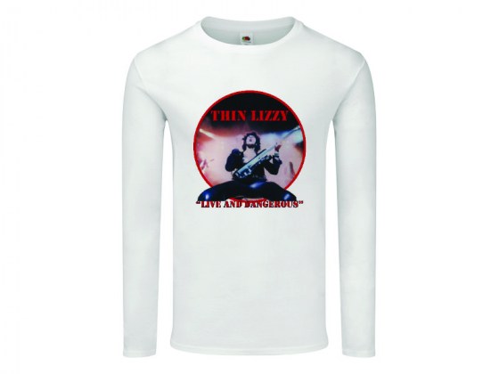 Camiseta Thin Lizz - Live and Dangerous - manga larga mujer
