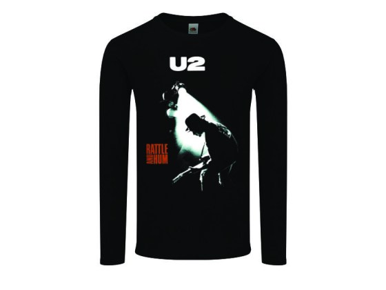 camiseta U2 - Rattle and Hum - manga larga mujer