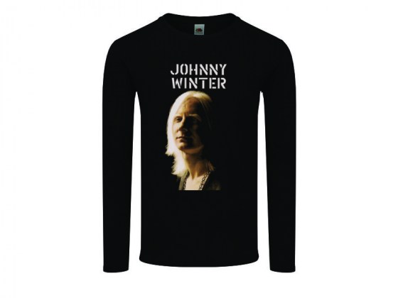 Johnny Winter  - camiseta manga larga mujer