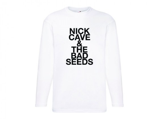 Camiseta Nick Cave & The Bad Seeds - manga larga blanca
