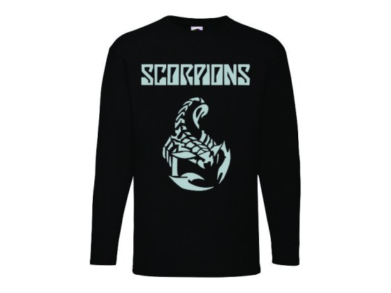Camiseta Scorpions - logo - manga larga