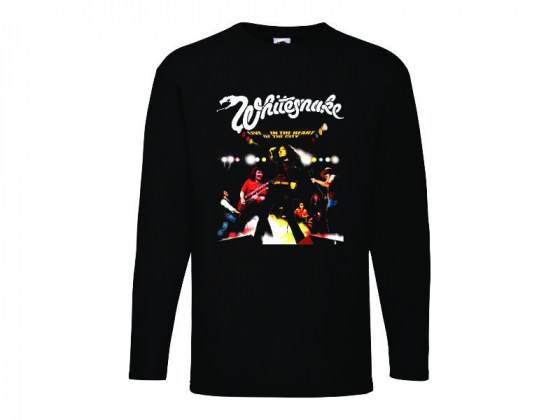 Camiseta WhiteSnake - Live in the Heart of the City - Manga Larga Hombre