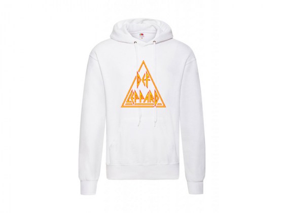 Sudadera blanca Def Leppard