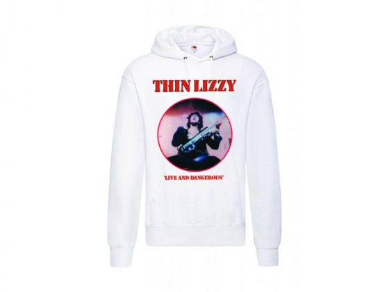 Thin Lizzy Live and Dangerous  - sudadera blanca