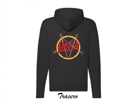 Sudadera Slayer con cremallera