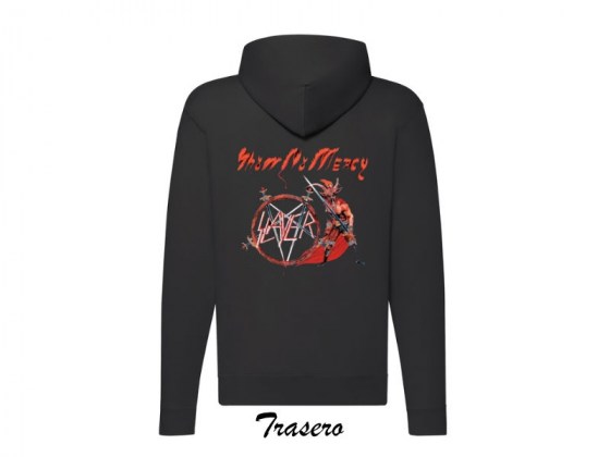 Sudadera Slayer - Show no Mercy con cremallera