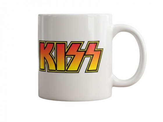 Taza Kiss  - letras blanca
