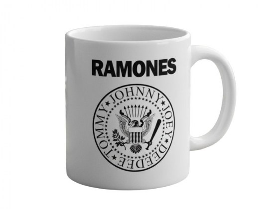 Taza Ramones - blanca