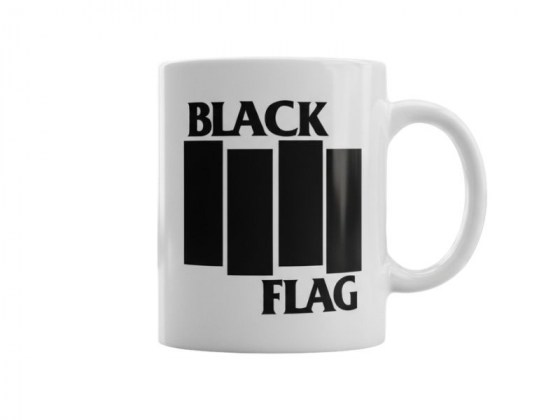 Taza Black Flag blanca
