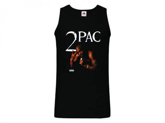 Camiseta 2PAC - tirantes hombre