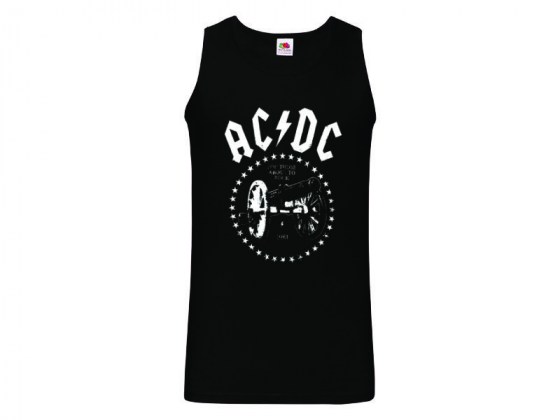 Camiseta AC/DC For Those About To Rock -tirantes