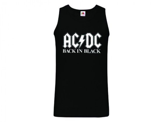 Camiseta AC/DC  Back In Black - tirantes hombre