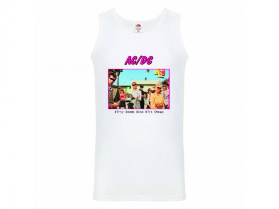 Camiseta AC/DC - For Dirty Deeds Done Dirt Cheap - tirantes hombre