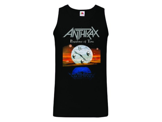 Camiseta Anthrax - Persistence of Time - tirantes