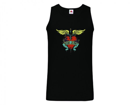Camiseta Bon Jovi - tirantes hombre