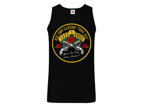 camiseta Guns n Roses - Use your illusion Tour 1992 - tirantes