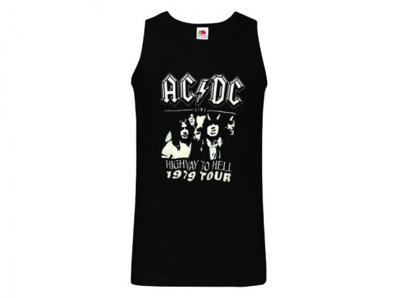 Camiseta AC/DC Highway to Hell 1979 Tour - tirantes