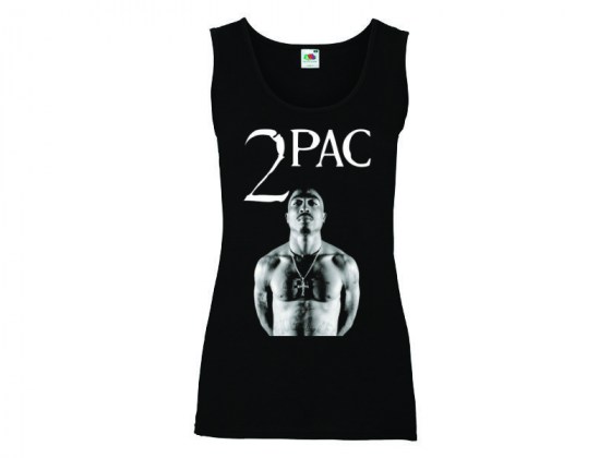 2Pac camiseta tirantes mujer