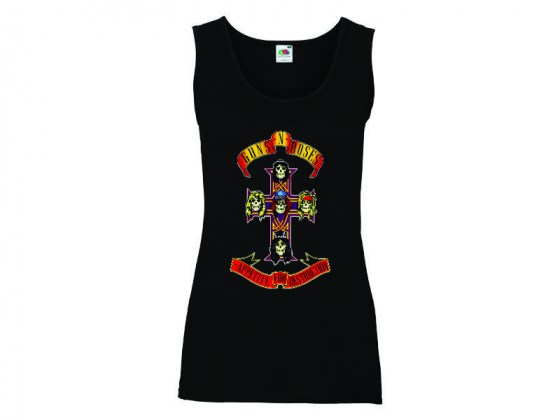 Camiseta Guns N Roses Appetite For Destruction - tirantes mujer