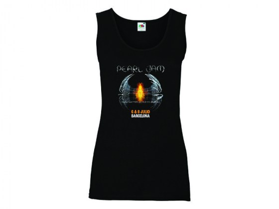 Camiseta Pearl Jam Tour - tirantes mujer