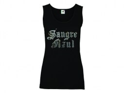 Sangre Azul logo - camiseta tirantes mujer