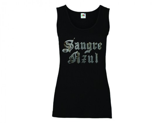 Sangre Azul logo - camiseta tirantes mujer