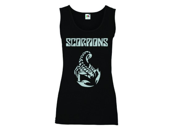 Camiseta Scorpions - logo - tirantes mujer