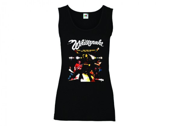 Camiseta WhiteSnake - Live in the Heart of the City - Tirantes Mujer