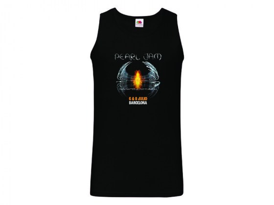 Camiseta Pearl Jam Tour - tirantes