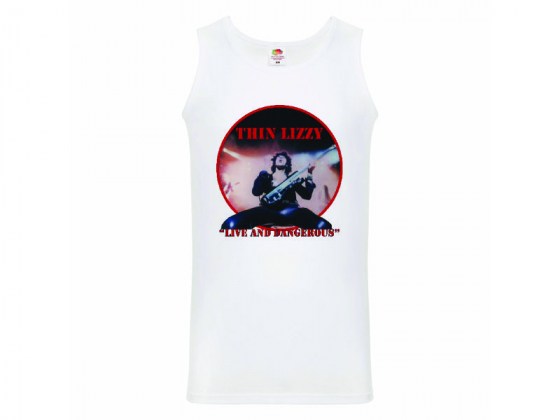 Camiseta Thin Lizz - Live and Dangerous - tirantes hombre 